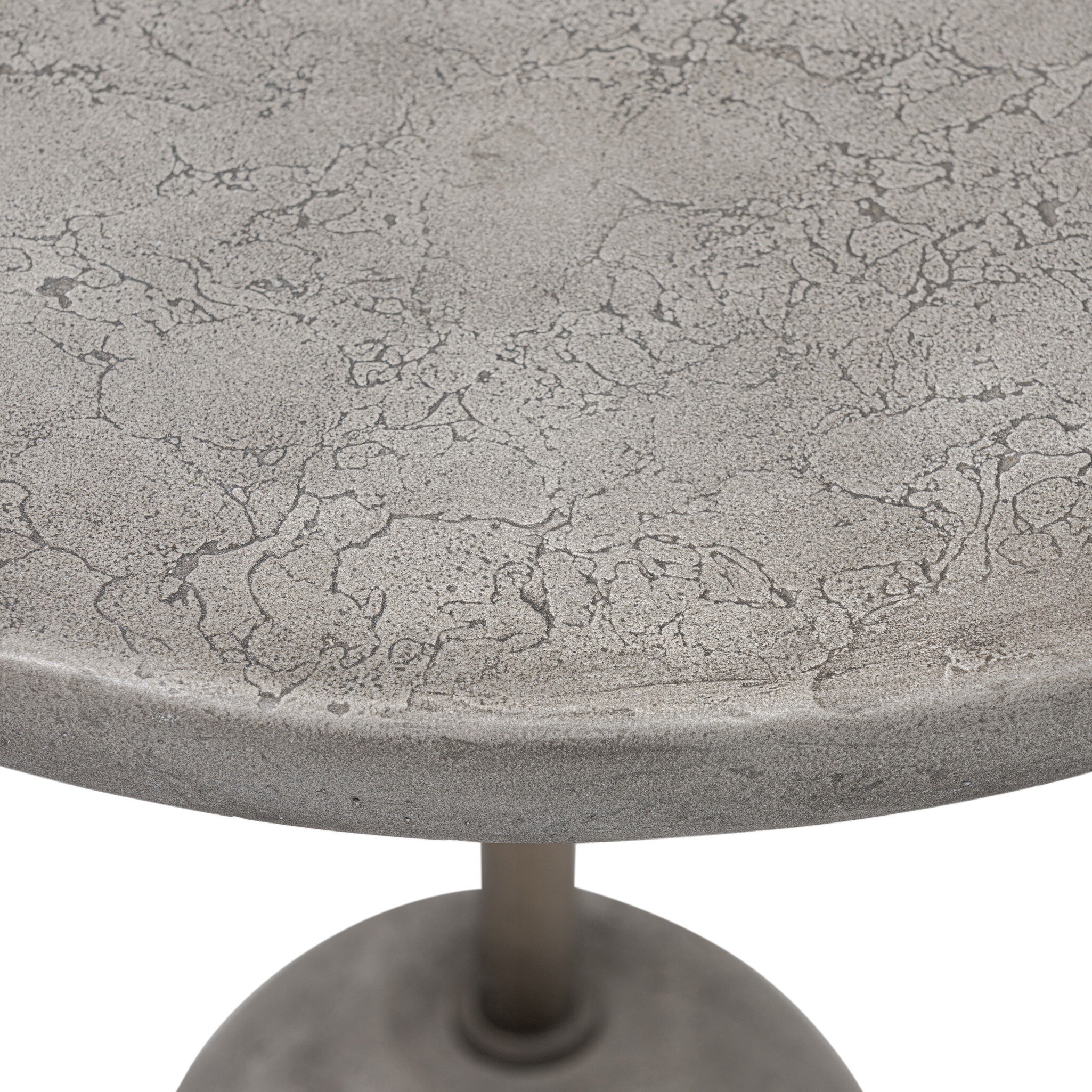 Emens Outdoor End Table - Aged Smoke Concrete - Image 4