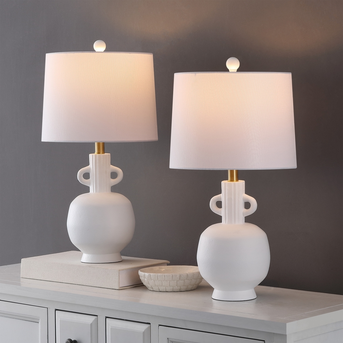 Lucas Table Lamp - White - Image 2