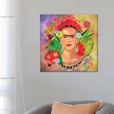 Frida Kahlo 3 by Mark Ashkenazi - Graphic Art Print - Image 0