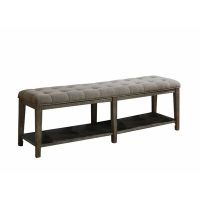 Stainforth Wood Shelves Storage Bench - Image 0