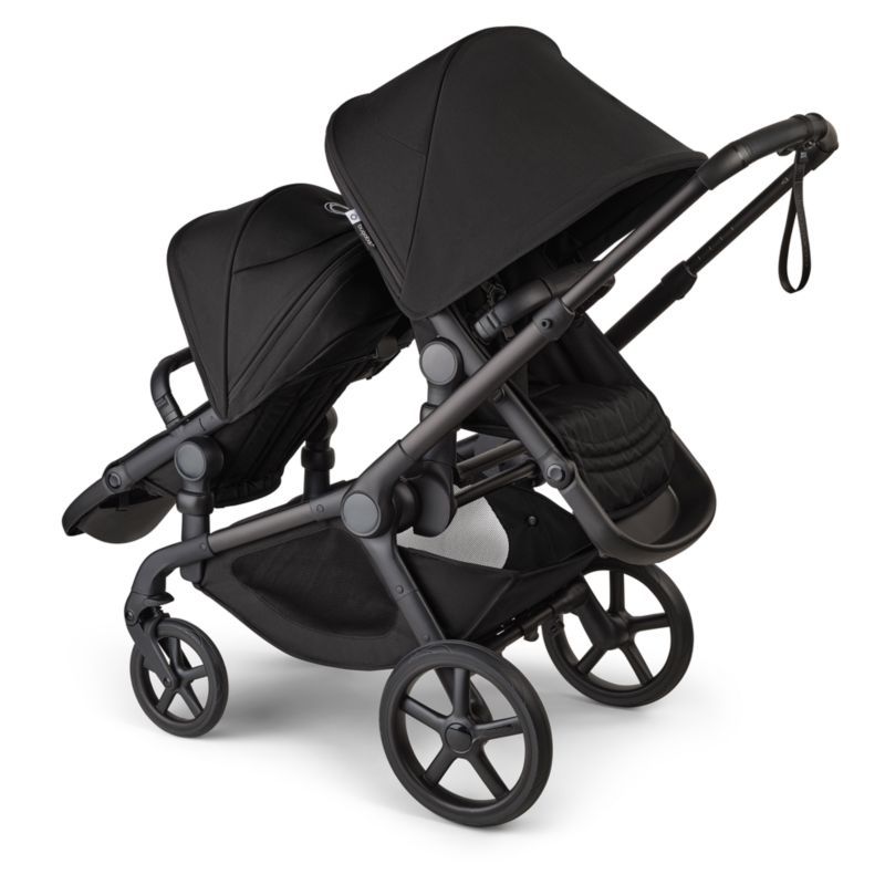Bugaboo Kangaroo Complete Baby Stroller Midnight Black Sibling Seat - Image 2