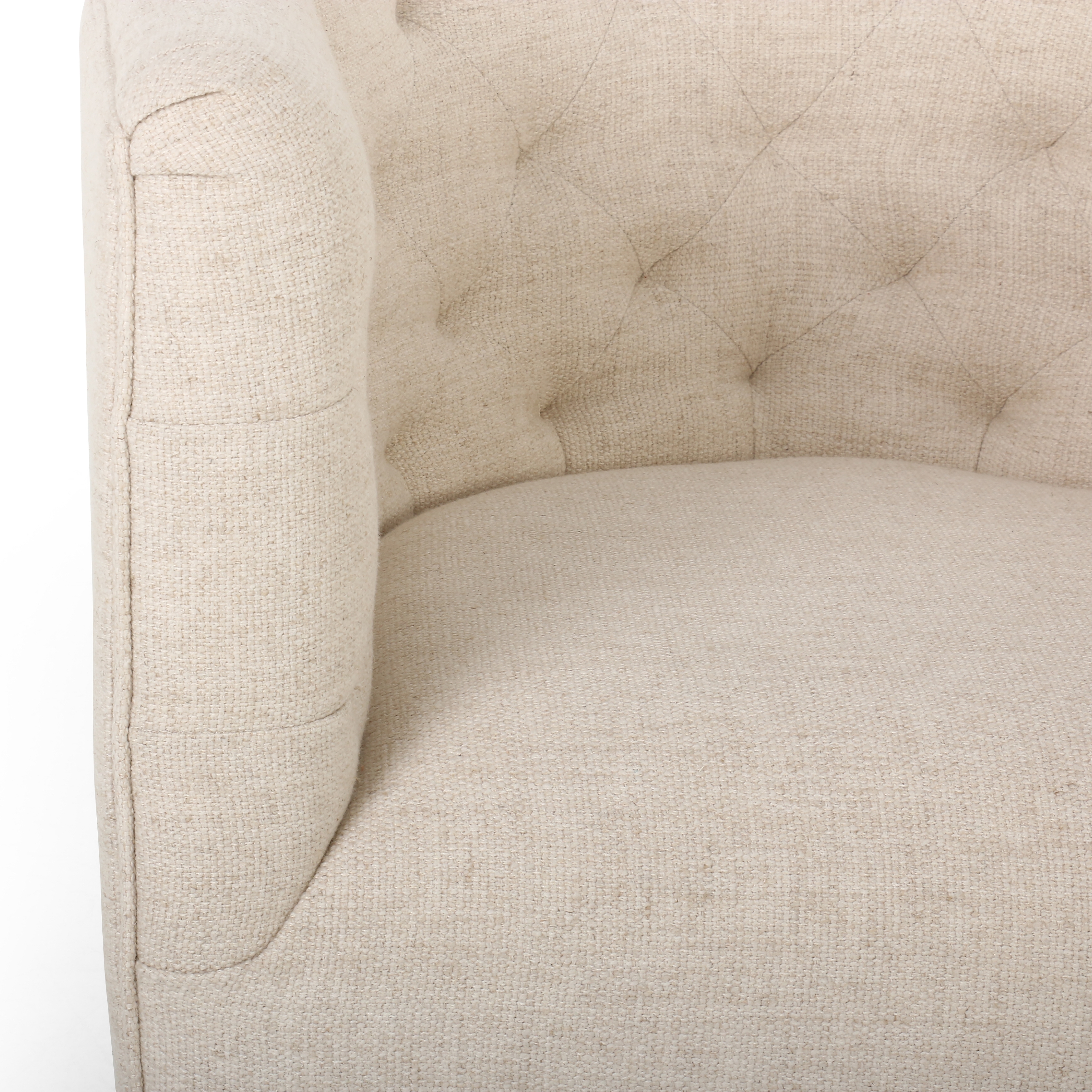 Hanover Swivel Chair - Thames Cream - Image 8
