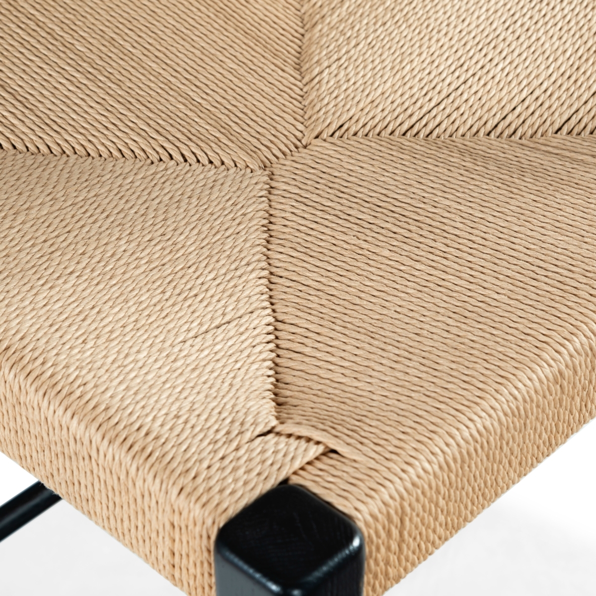 Cody Rattan Barstool - Black / Natural - Image 6