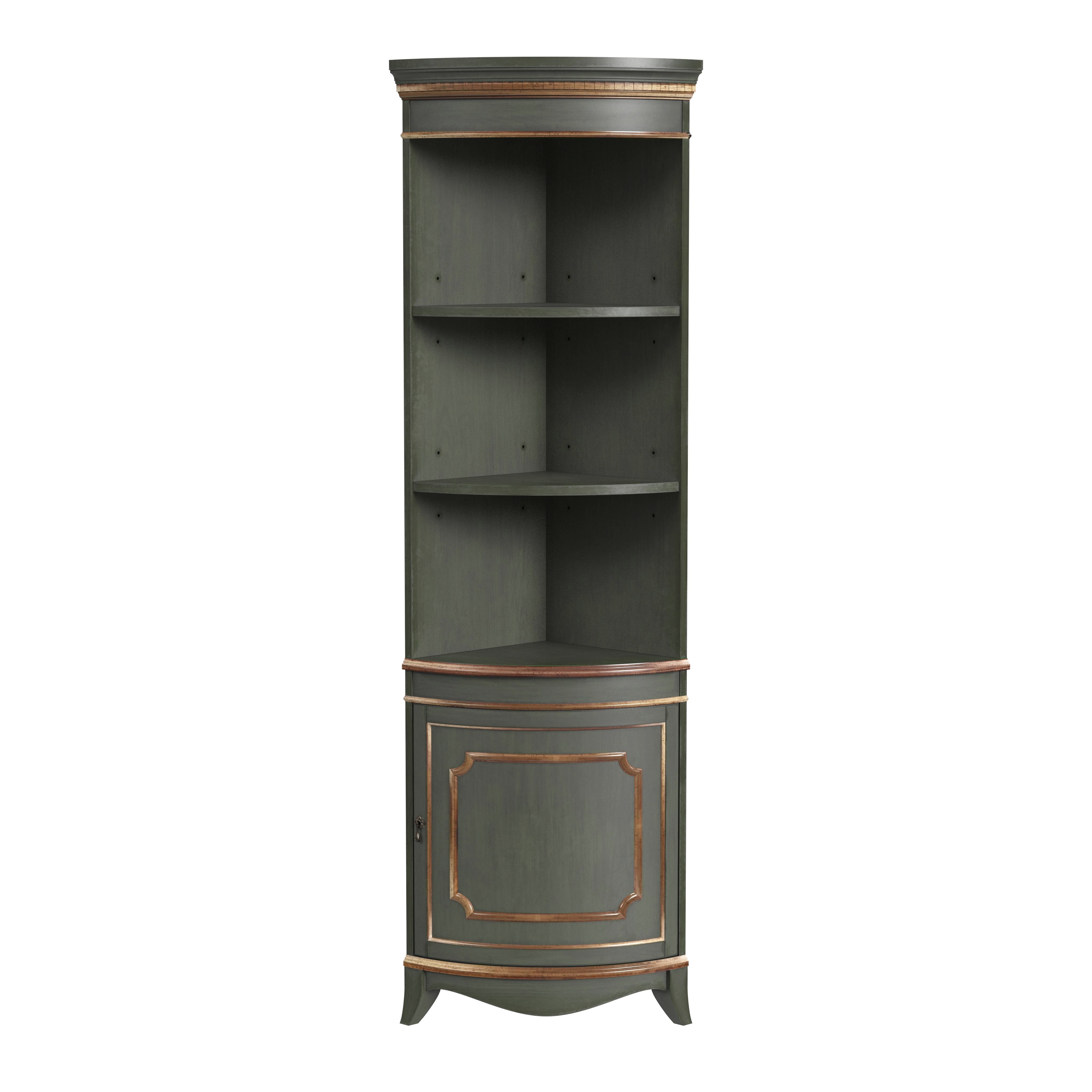 Dowling Royal Pastel Green Corner Cabinet - Image 0