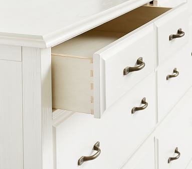 Rory Extra-Wide Nursery Dresser, Montauk White - Image 4