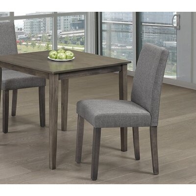 Horine Linen Parsons Chair in Gray - Image 0