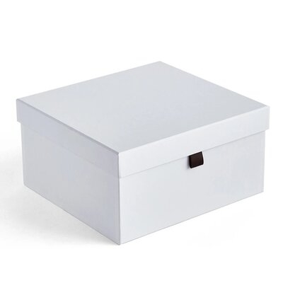 Bleecker Storage Fiberboard Box - White - Image 0