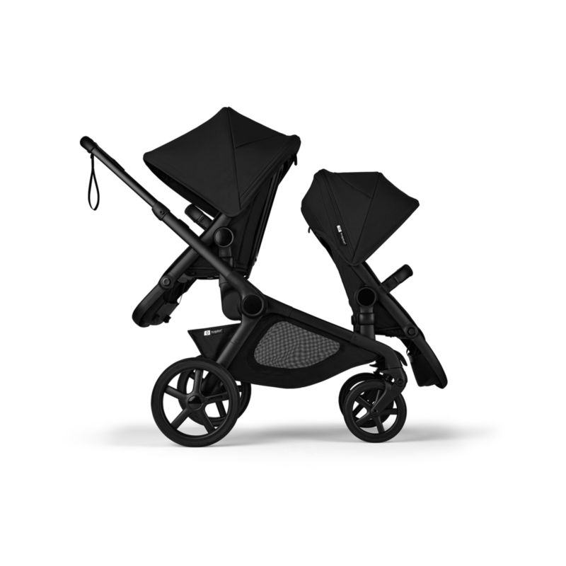Bugaboo Kangaroo Complete Baby Stroller Midnight Black Sibling Seat - Image 3