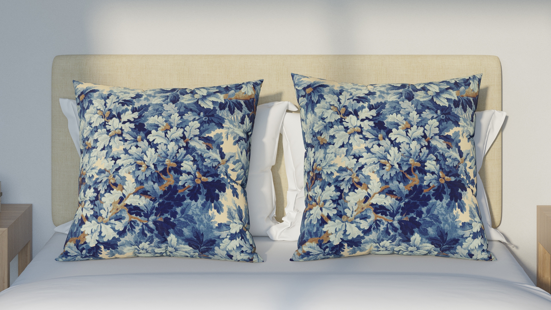 Throw Pillow 26", Limoges Bois De Chene, 26" x 26" - Image 2