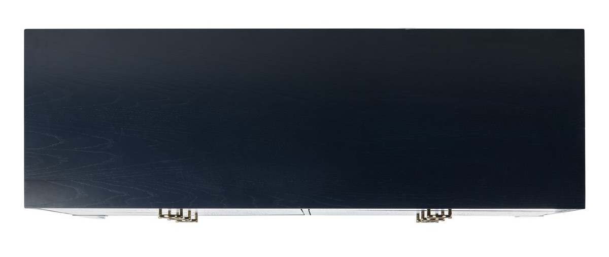 Lorna 6 Drawer Contemporary Dresser - Navy - Image 6