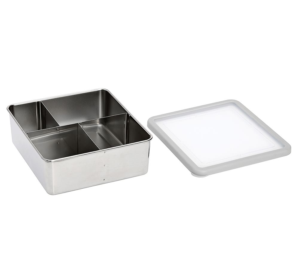 Spencer Stainless Bento Box Container, Gray - Image 0