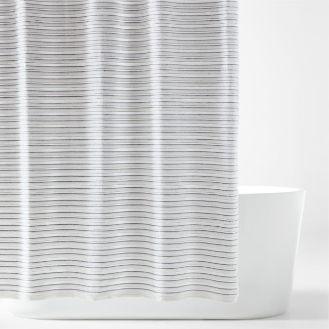 Dedra Organic Cotton Shower Curtain - Image 0
