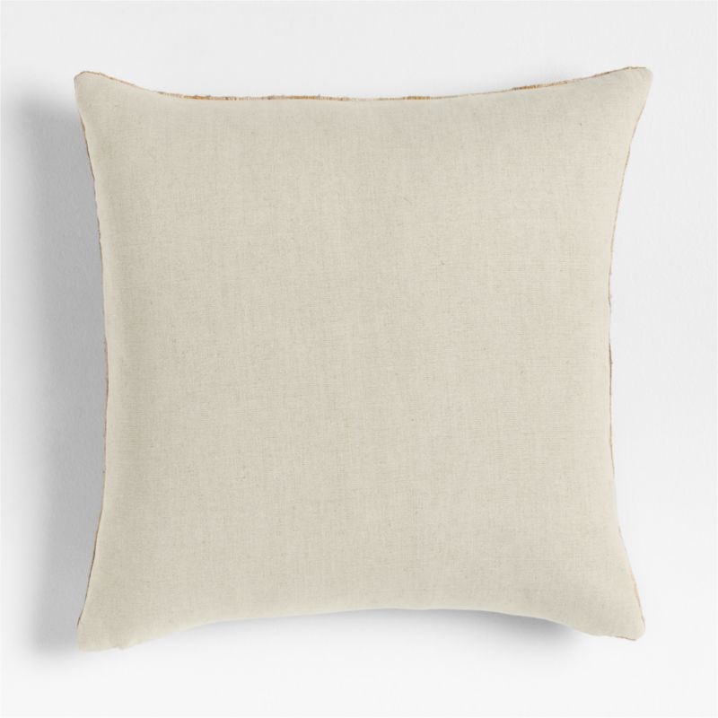 Riviera Stripe 23x23 Savannah Yellow Throw Pillow with Feather Insert - Image 4