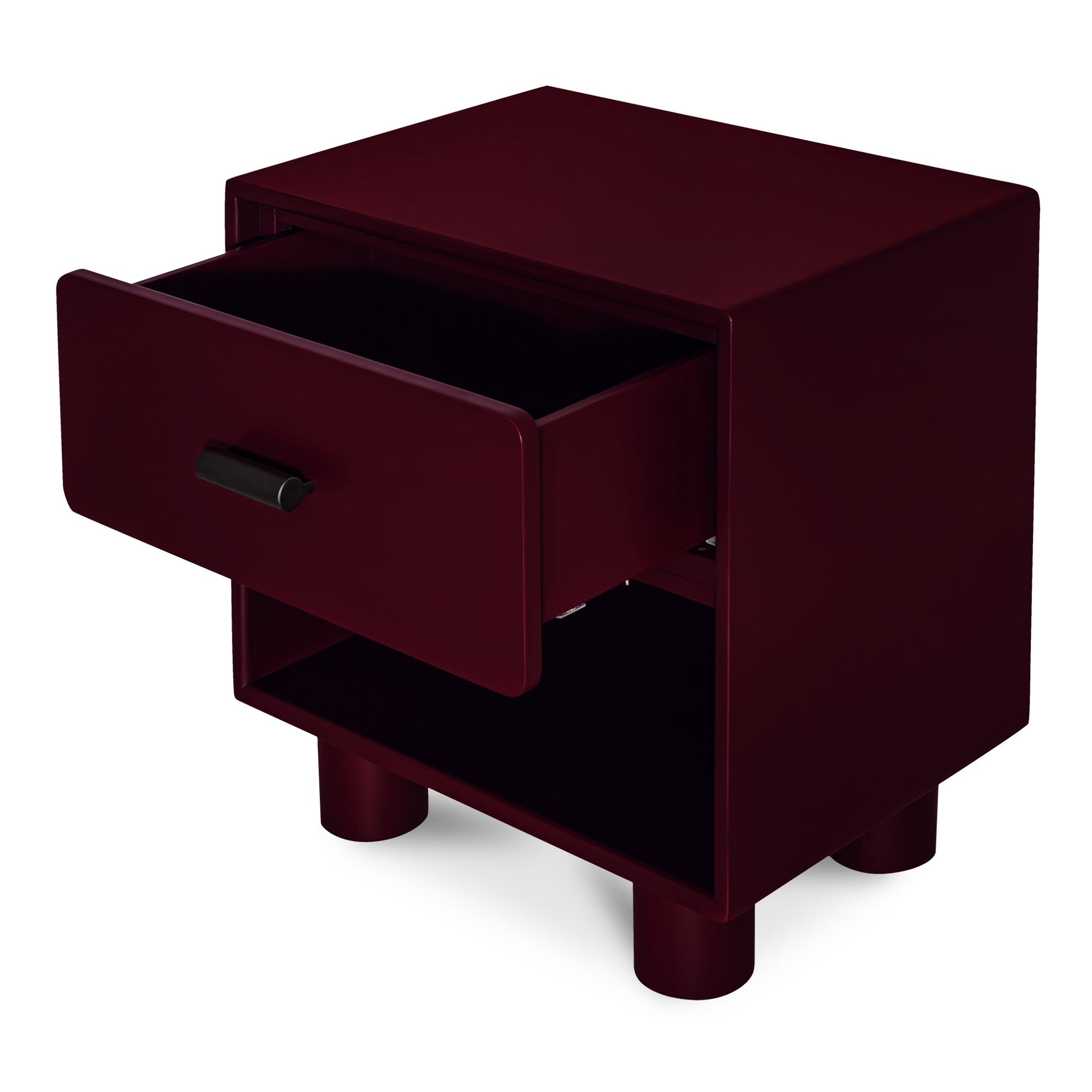 Jolene Nightstand Deep Red - Image 1