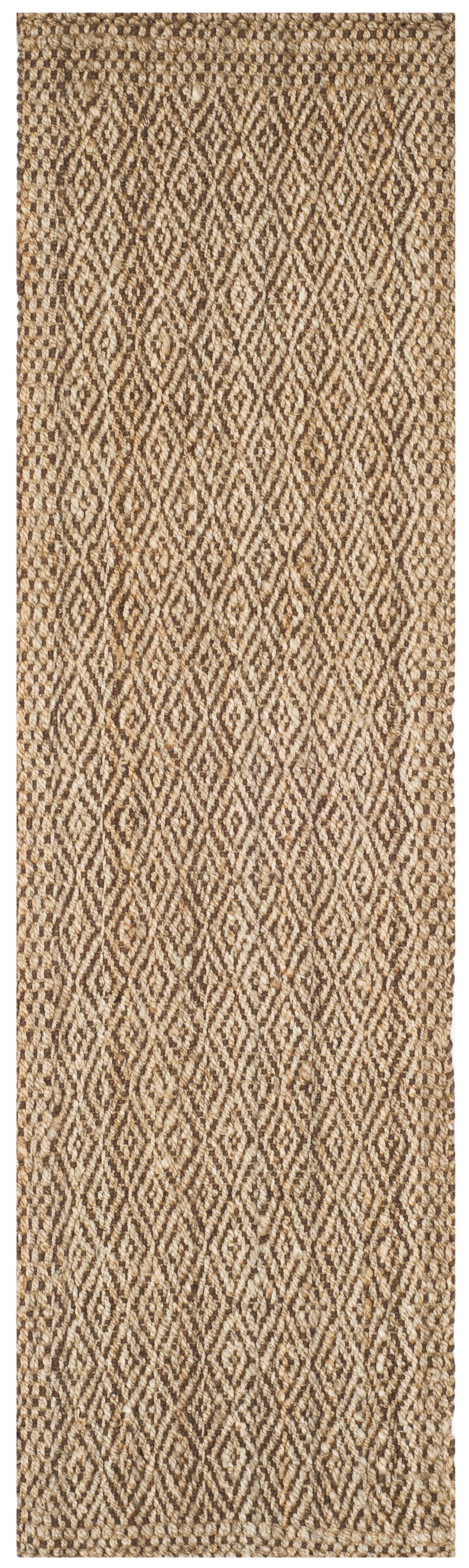 Arlo Home Hand Woven Area Rug, NF183A, Natural/Brown,  2' 3" X 8' - Image 0