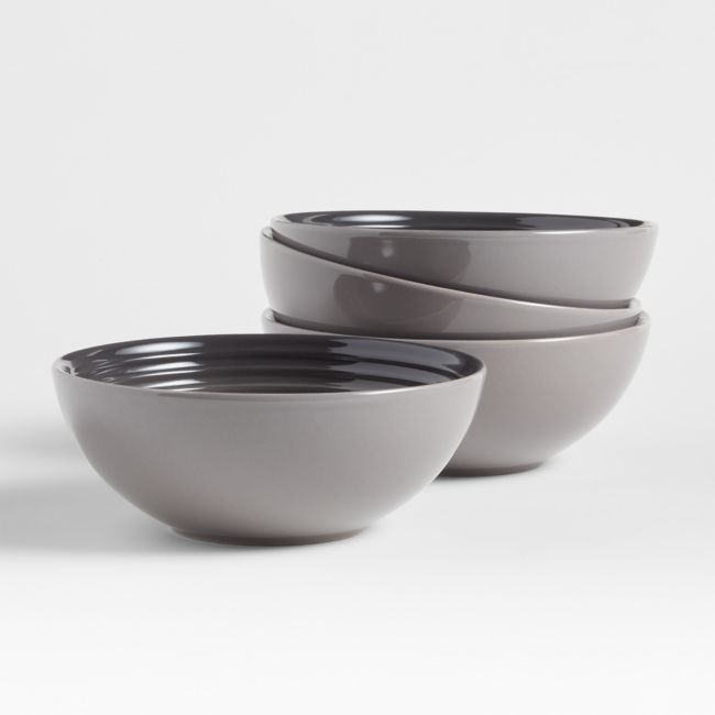 Le Creuset ® Oyster Grey Cereal Bowls, Set of 4 - Image 0