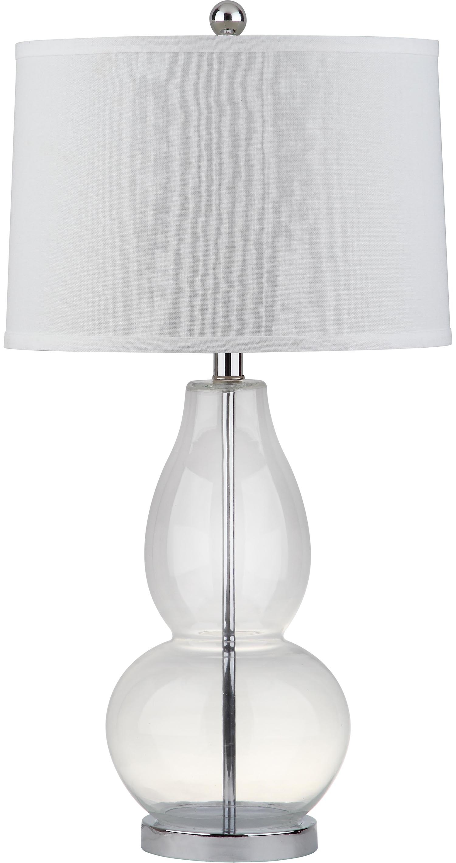 Mercurio 28.5-Inch H Double Gourd Table Lamp - Clear - Safavieh - Image 0