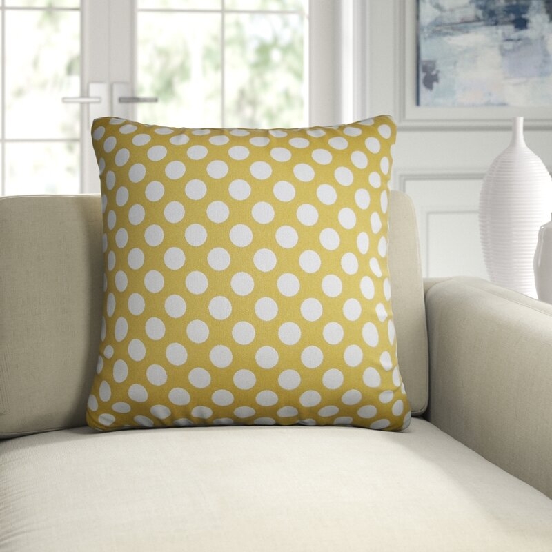 D.V. Kap Polka Dots Decorative Throw Pillow - Image 0