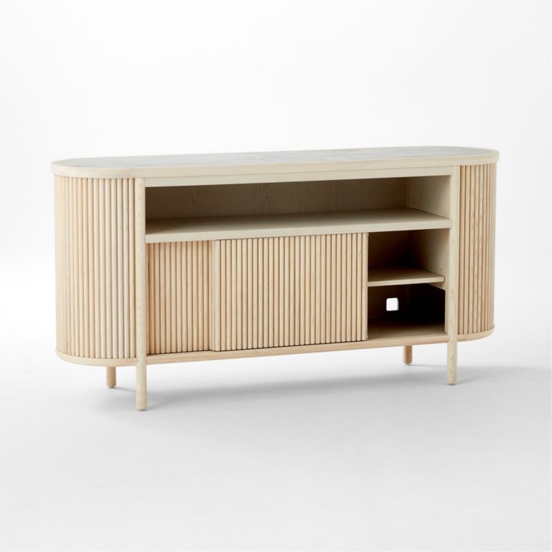 Cypress White-Washed Wood Credenza - Image 3