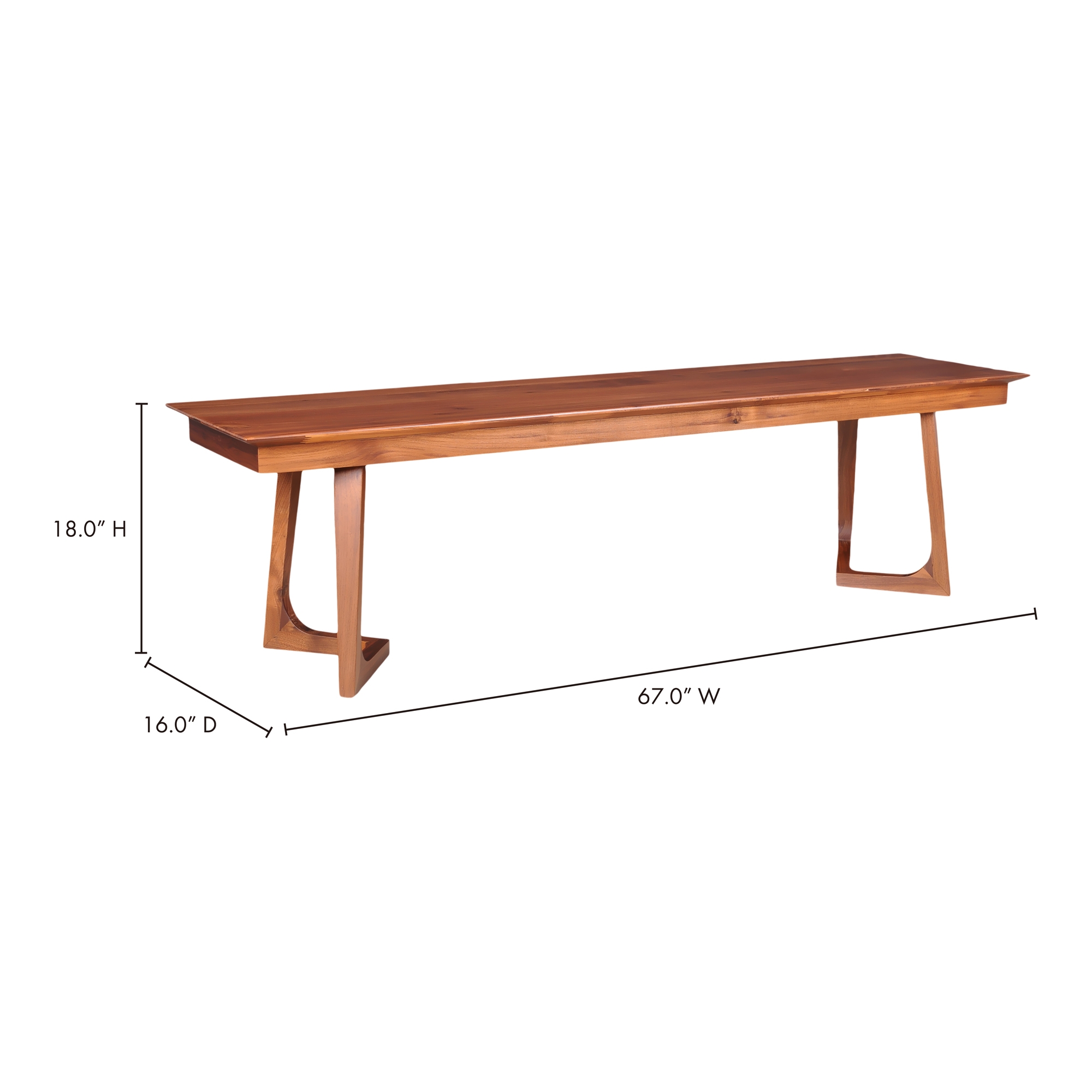 Godenza Bench Brown - Image 3