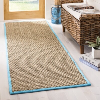 Jeremy Bamboo Slat/Seagrass Natural Area Rug - Image 0