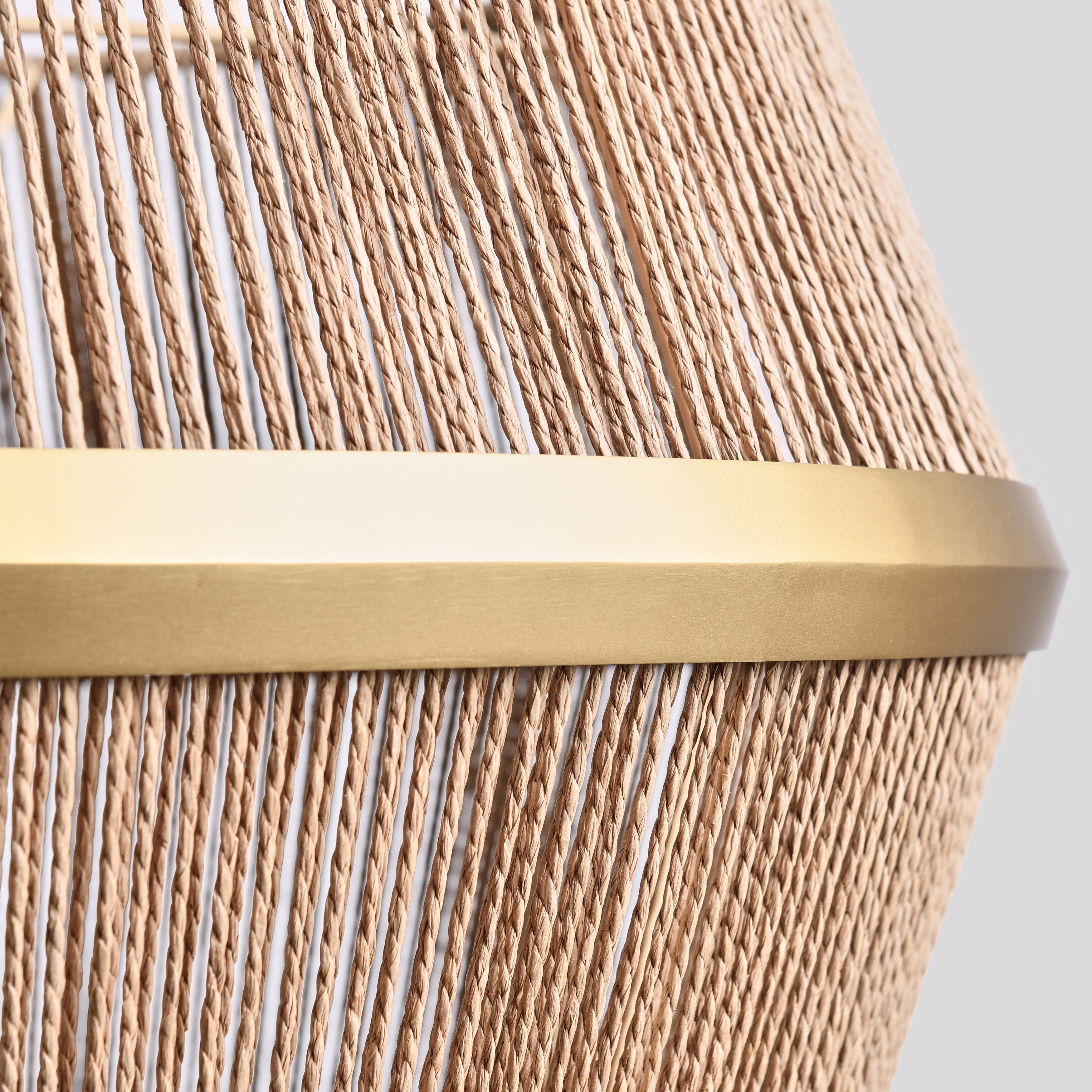 Wendy Chandelier Natural/Gold - Image 3