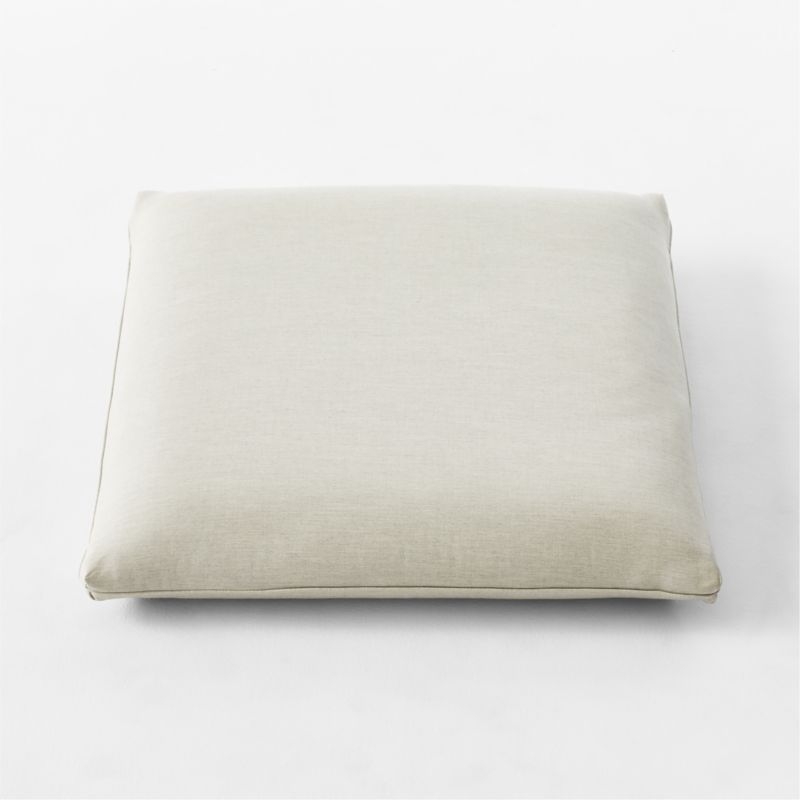 Cabra Grey Sunbrella® Ottoman Cushion - Image 1