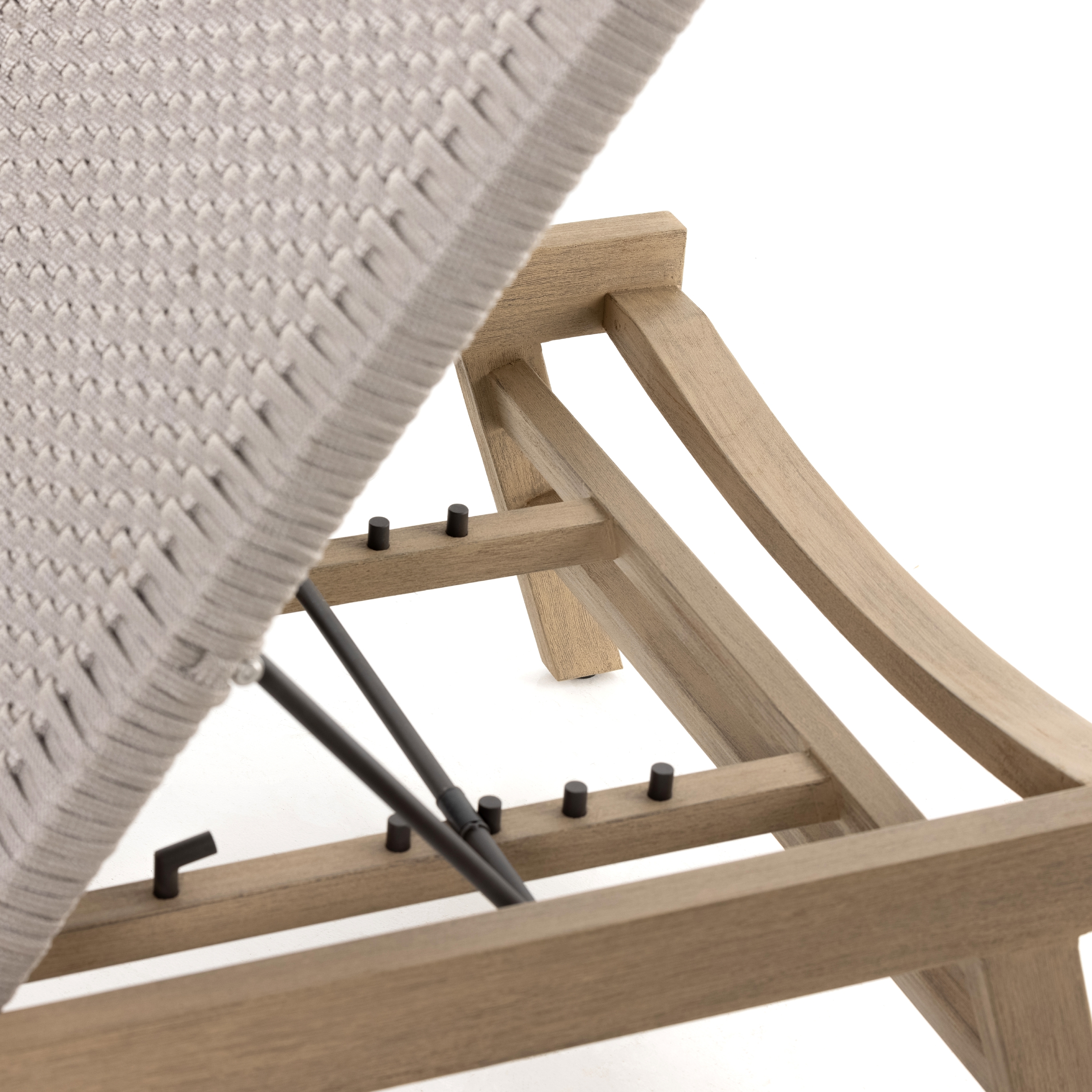 Delano Outdoor Chaise Lounge-Brown - Image 12