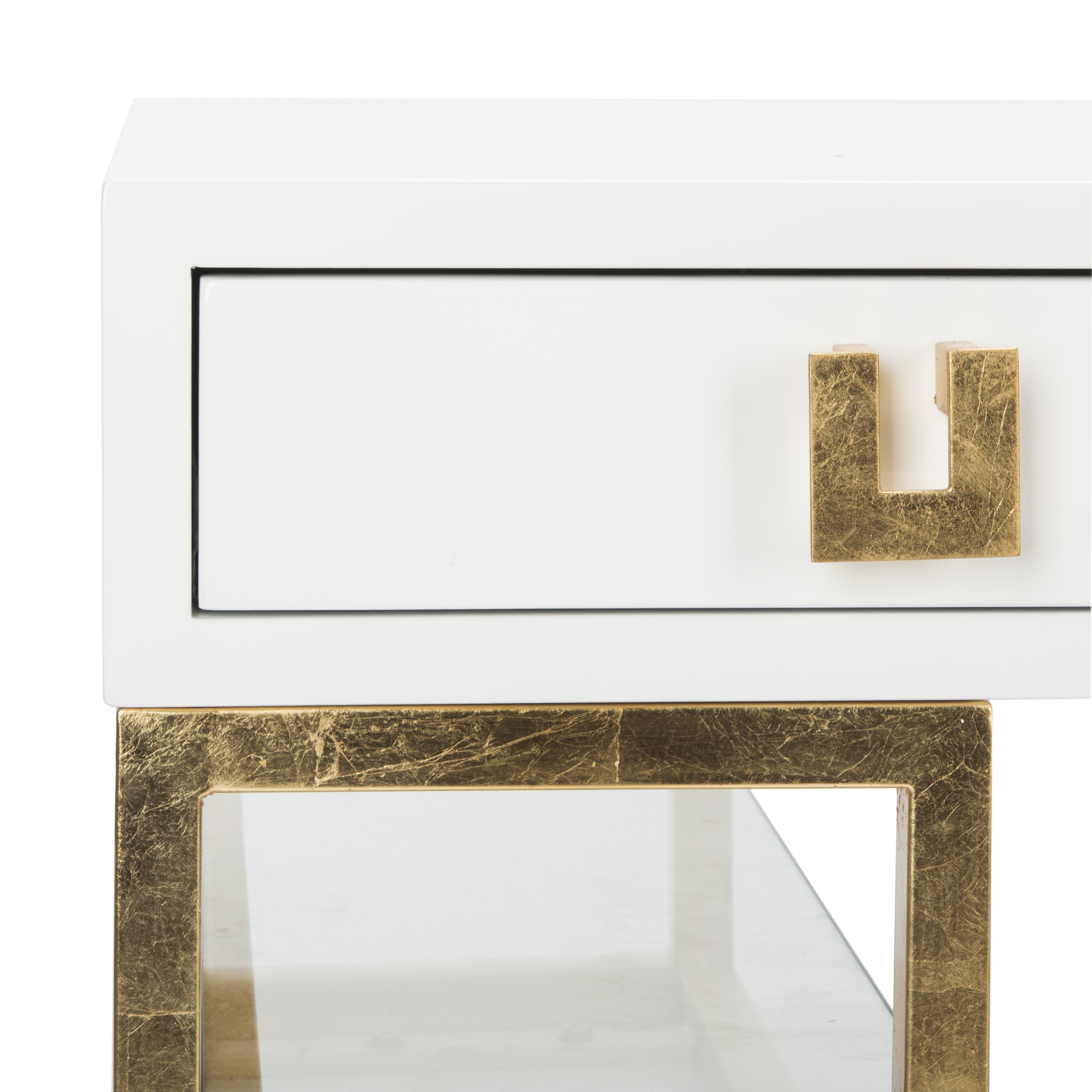 Neria Lacquer Writing Desk  - White Lacquer - Arlo Home - Image 6