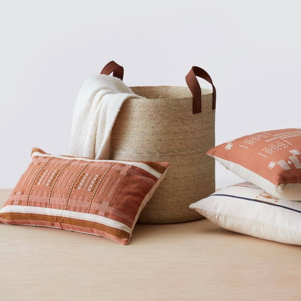 The Citizenry Mora Lumbar Pillow | Orange - Image 1