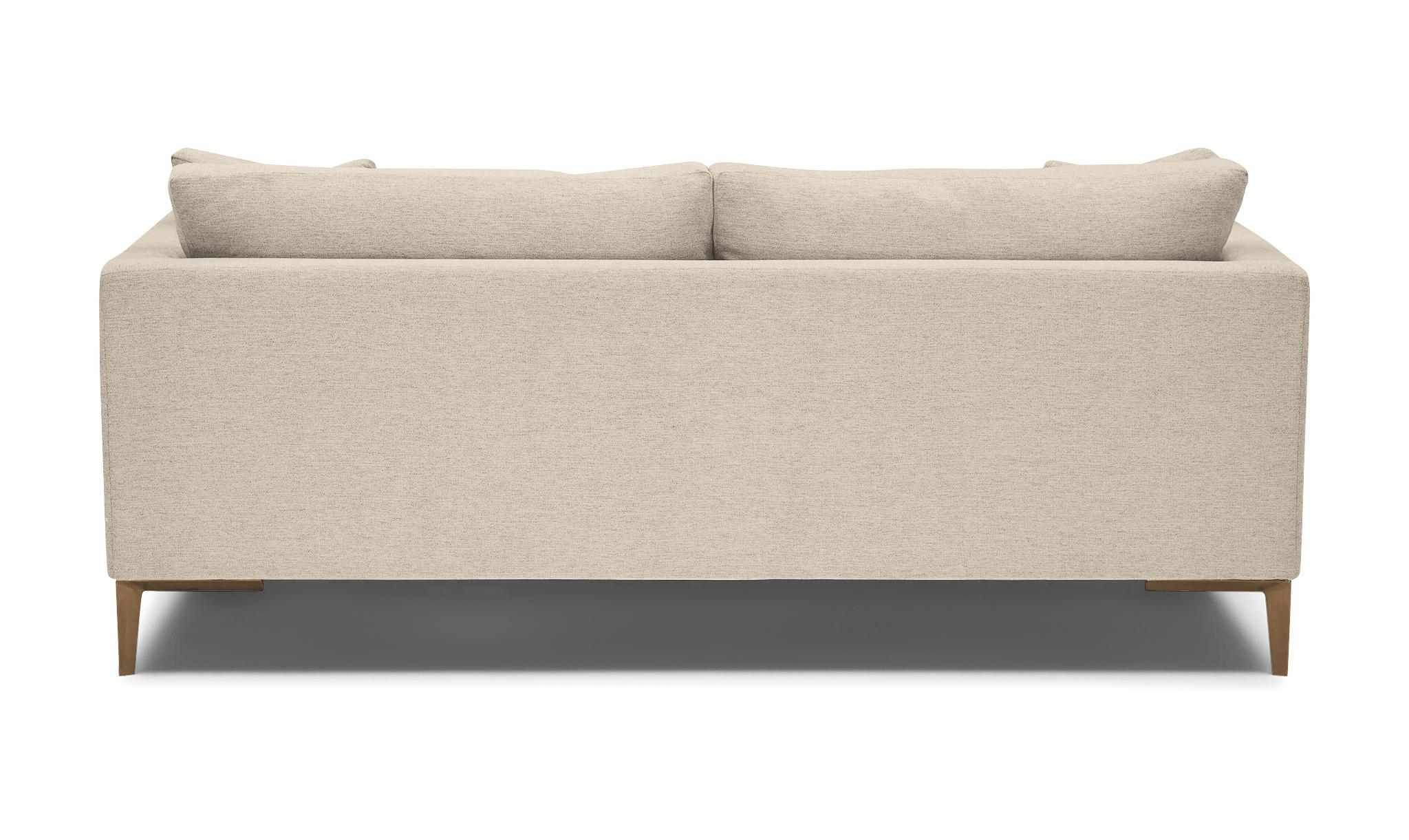 Beige/White Ainsley Mid Century Modern Sofa - Cody Sandstone - Image 4