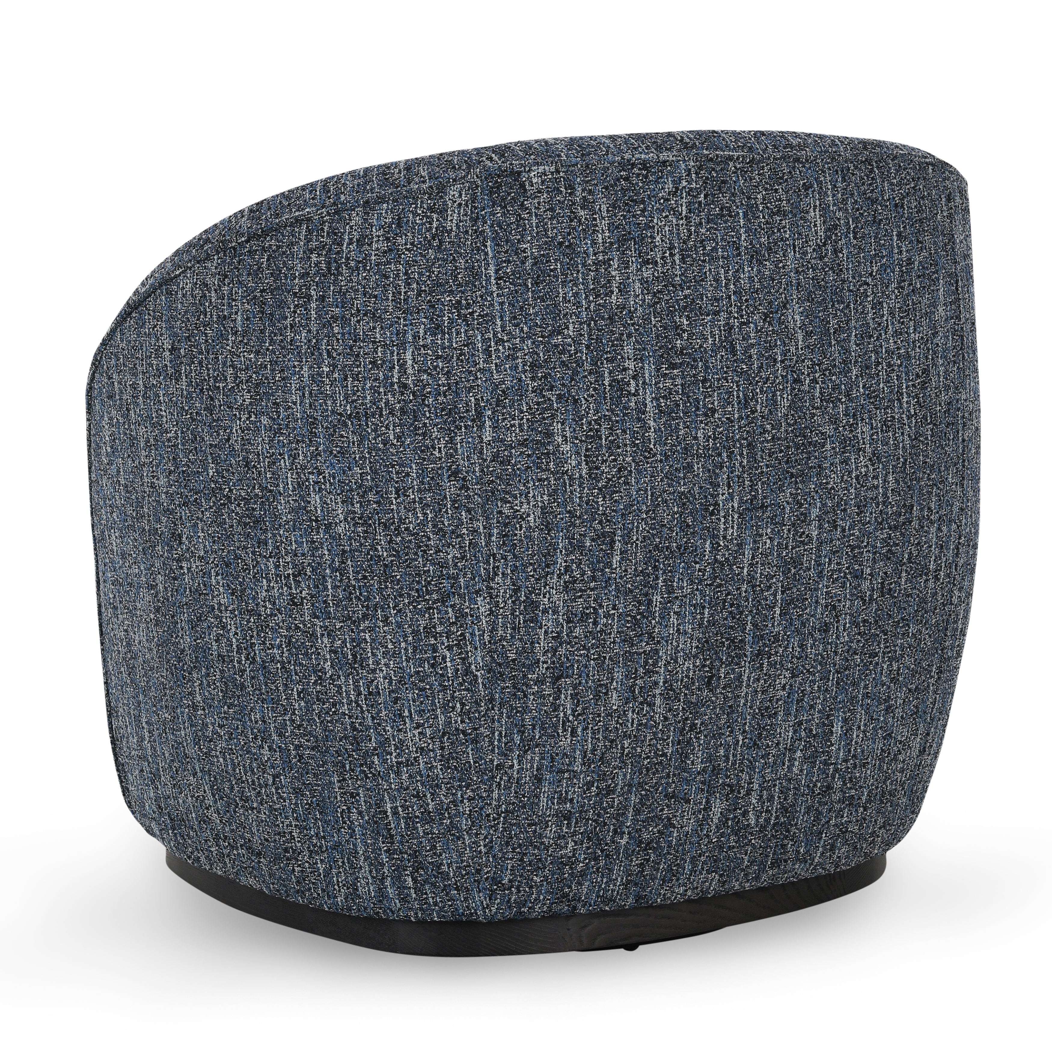 Andrea Swivel Accent Chair Blue - Image 3
