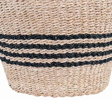 Madelyn Striped Seasgrass Baskets, Set of 2 - Image 2
