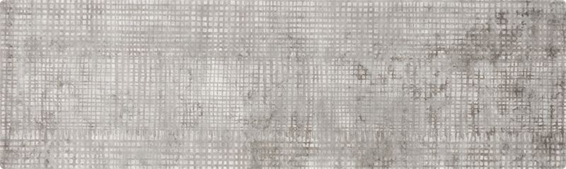 Queue Grey Modern Grid Runner 2.5'x8' - Image 2
