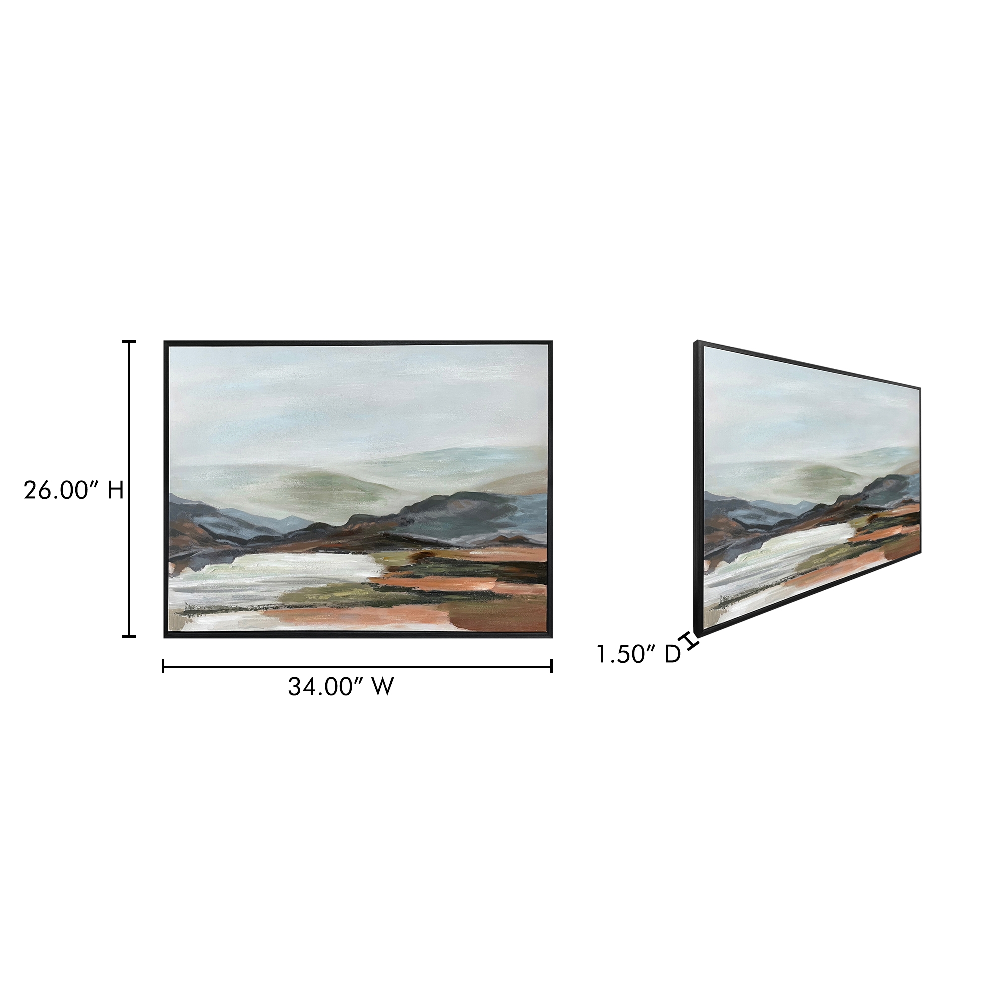 Hillside Framed Painting Multicolor - Image 5