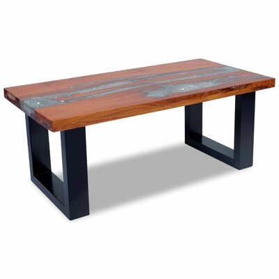 Solid Wood Sled Coffee Table - Image 0