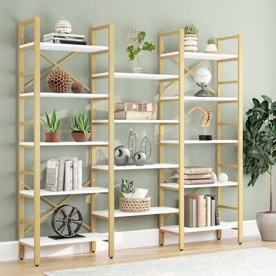 Helfrich 69.29" H x 70.86" W Library Bookcase - Image 0
