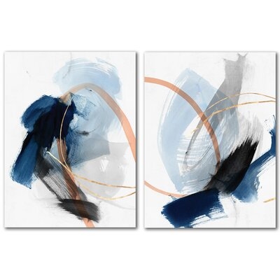 Foreshadow - 2 Piece Wrapped Canvas Painting Print Set - Image 0