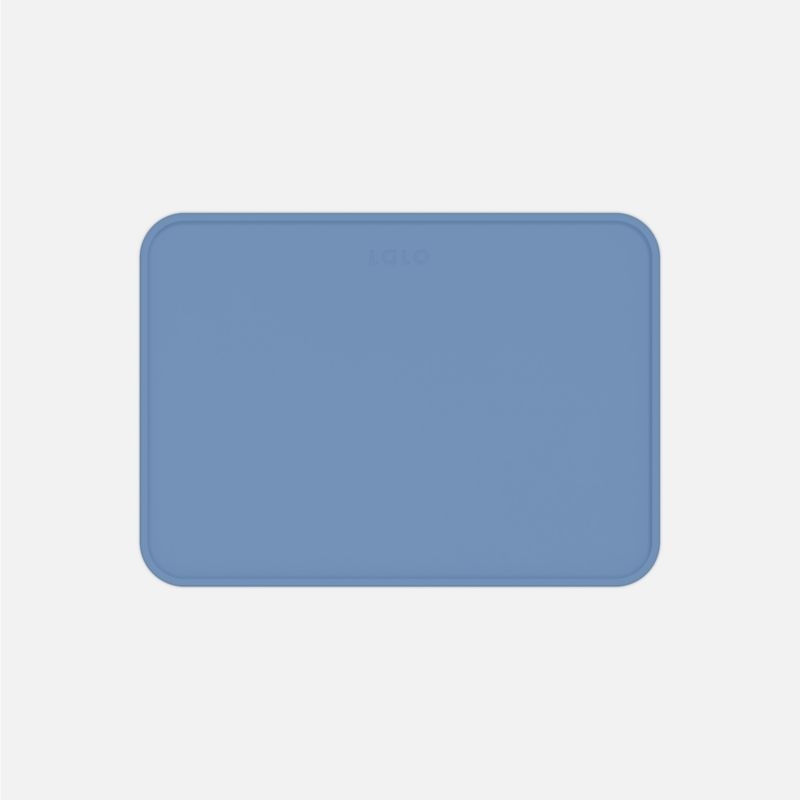 Lalo Blueberry Blue Big Bites Full Toddler Dinnerware Set - Image 3