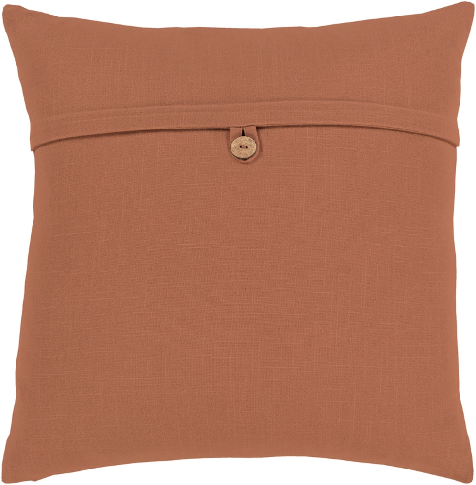 Perine Pillow Cover, 18" x 18", Camel - Image 0
