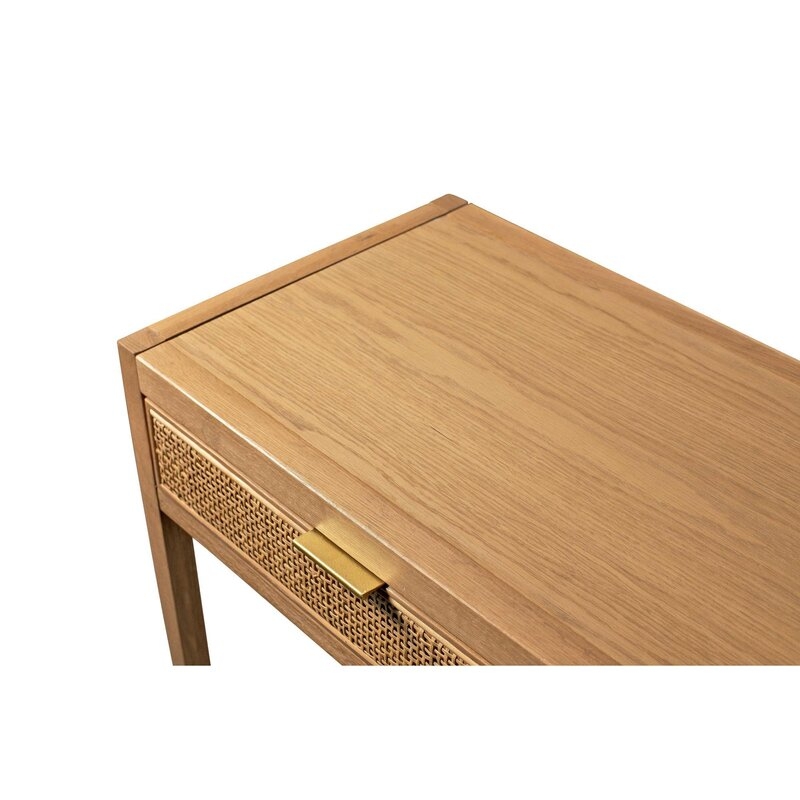 Ibanez Console Table, Oak, 43.3" - Image 5