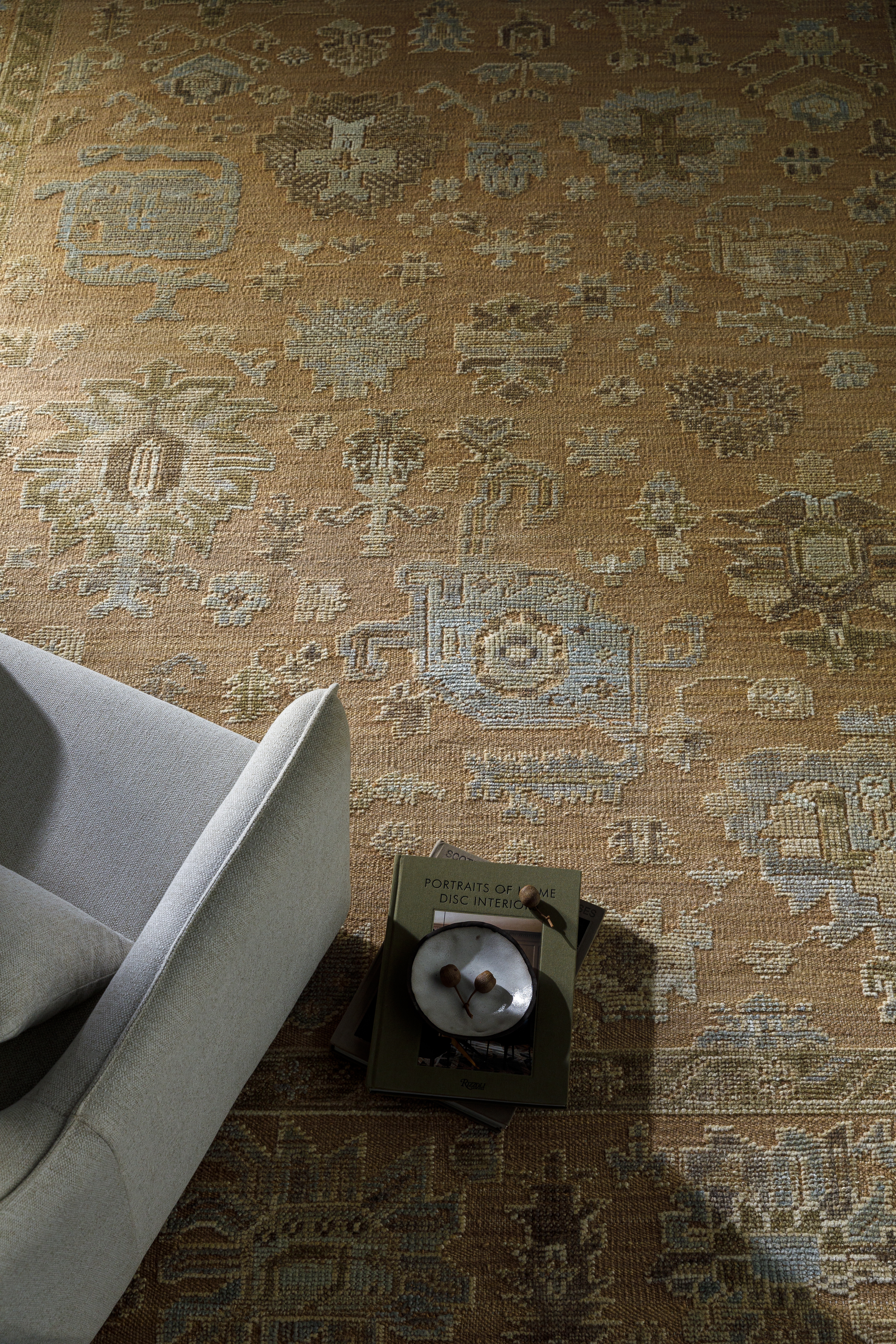 Sinclair Brown Indoor 2' x 3' Handmade Rug - Image 1