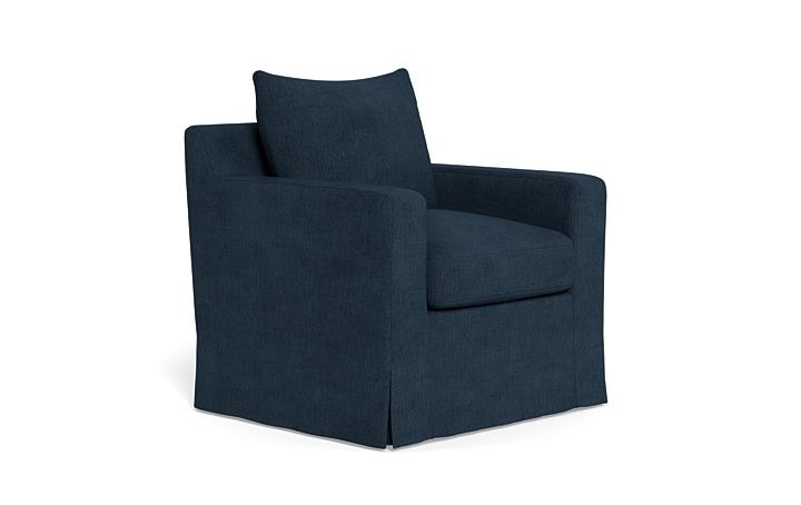 Sloan Slipcovered Petite Chair - Image 1