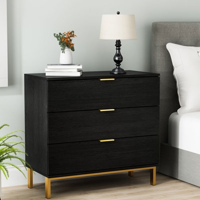 Lavale Solid + Manufactured Wood Nightstand - Image 1