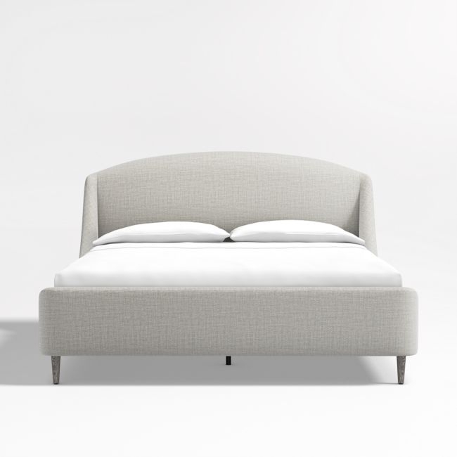 Lafayette Mist Grey Upholstered California King Bed - Image 0