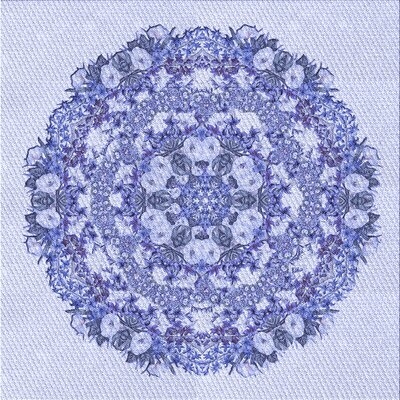 Whitten Wool Blue Area Rug - Image 0