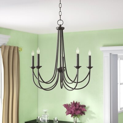 Polito 5 - Light Candle Style Classic/Traditional Chandelier - Image 0