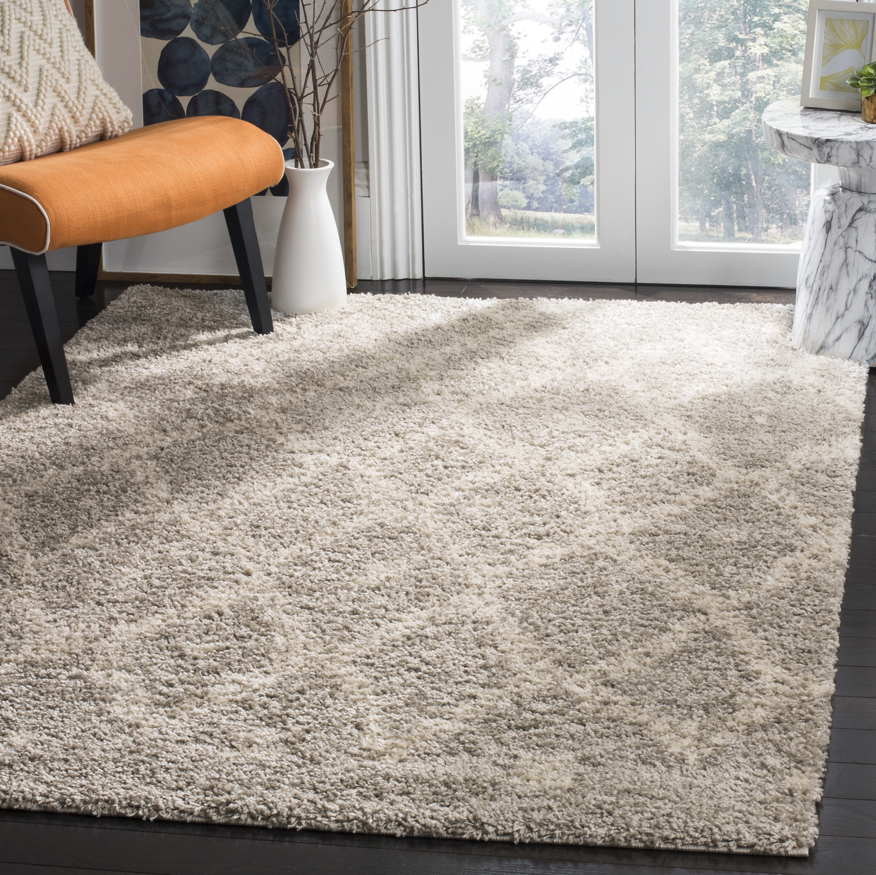 Arlo Home Woven Area Rug, ASG747D, Grey/Ivory,  5' 1" X 7' 6" - Image 1