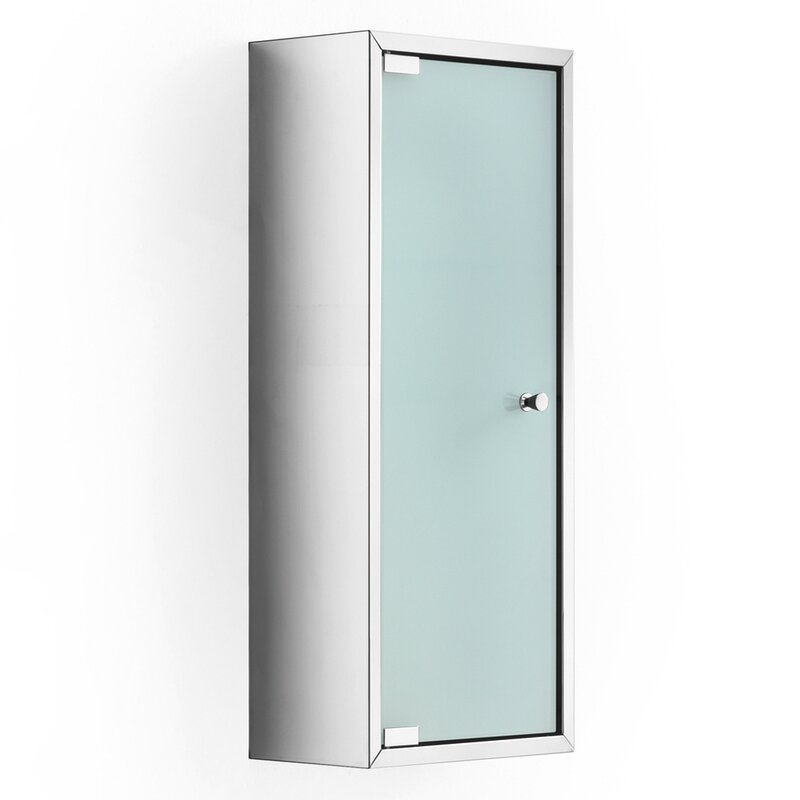 WS Bath Collections Linea 9.8"" W x 23.6"" H Wall Mounted Cabinet - Image 0