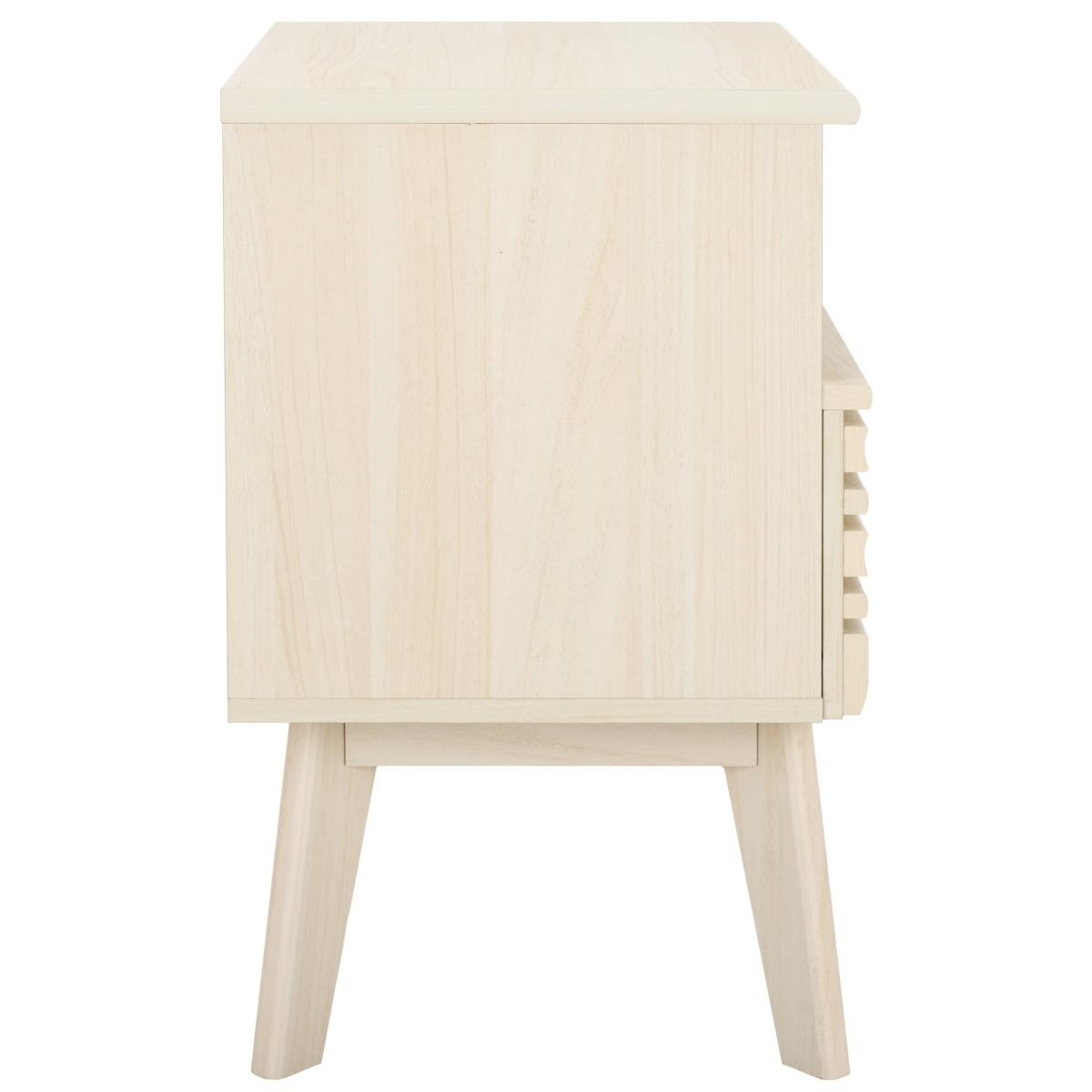 Esma 1 Drawer 1 Shelf Nightstand - Bleached White - Safavieh - Image 6